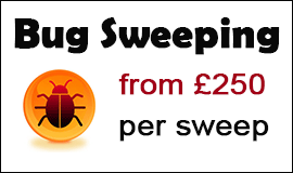 Bug Sweeping Cost in Teesside